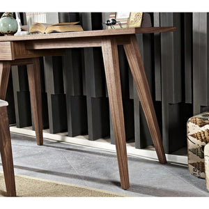 Walnut Veneer Desk/Console Table