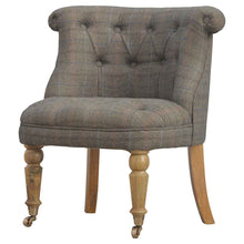 Petite Multi Tweed Accent Chair