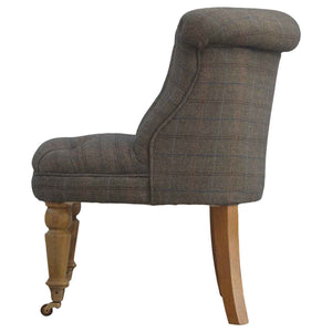 Petite Multi Tweed Accent Chair