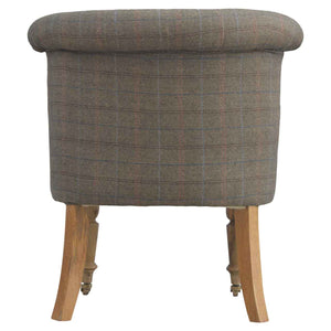 Petite Multi Tweed Accent Chair