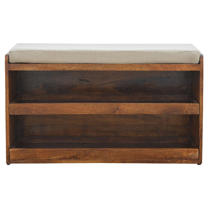 Solid Wood Shoe Storage Unit Bench