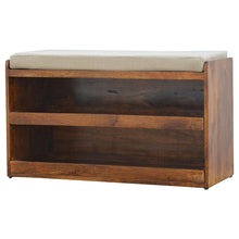Solid Wood Shoe Storage Unit Bench