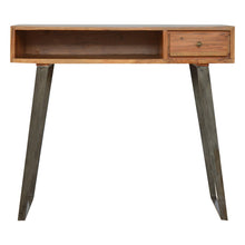 Caramel Writing Desk with Iron Legs / Console Table