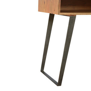Caramel Writing Desk with Iron Legs / Console Table