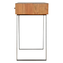 Caramel Writing Desk with Iron Legs / Console Table